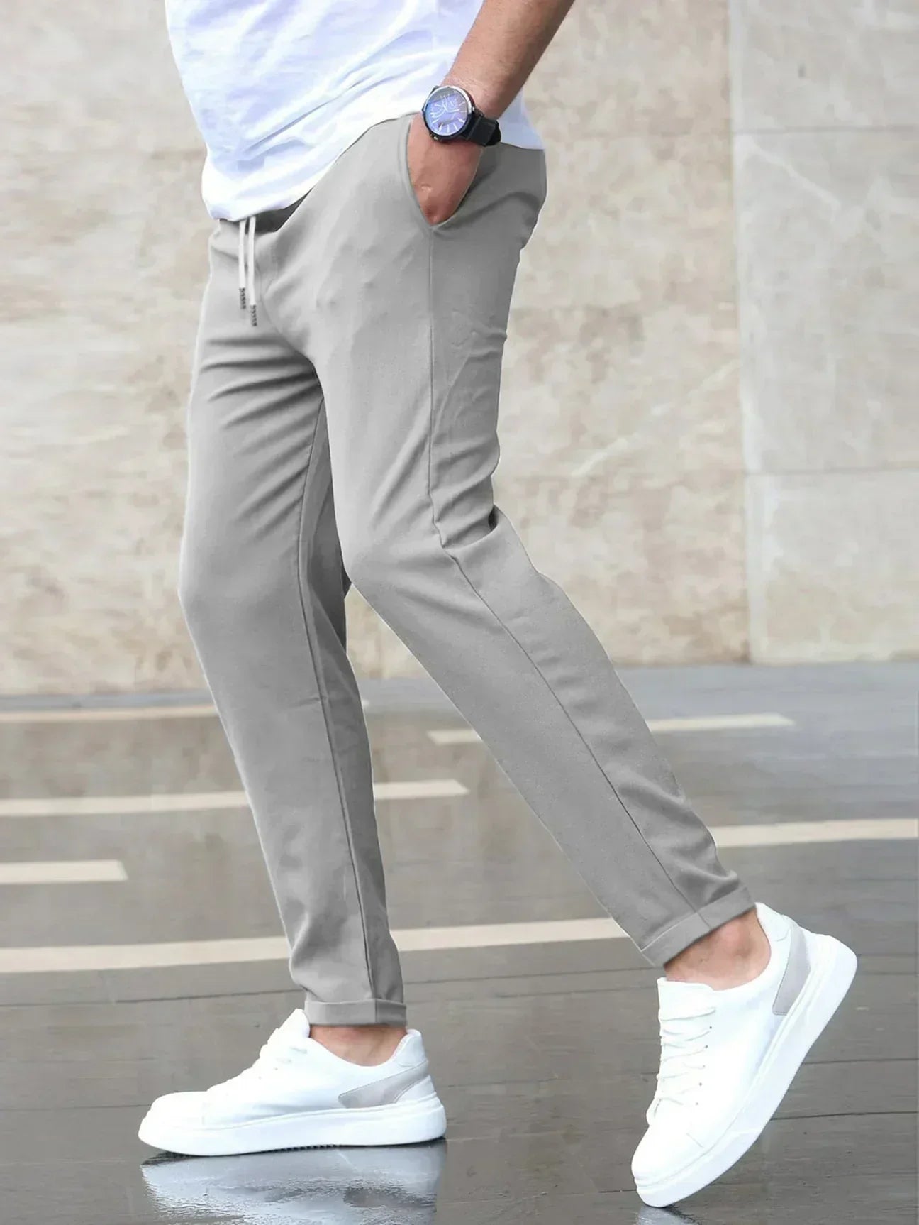 Gino | Elegant Stretch Pants ¨C High-End Comfort and Style