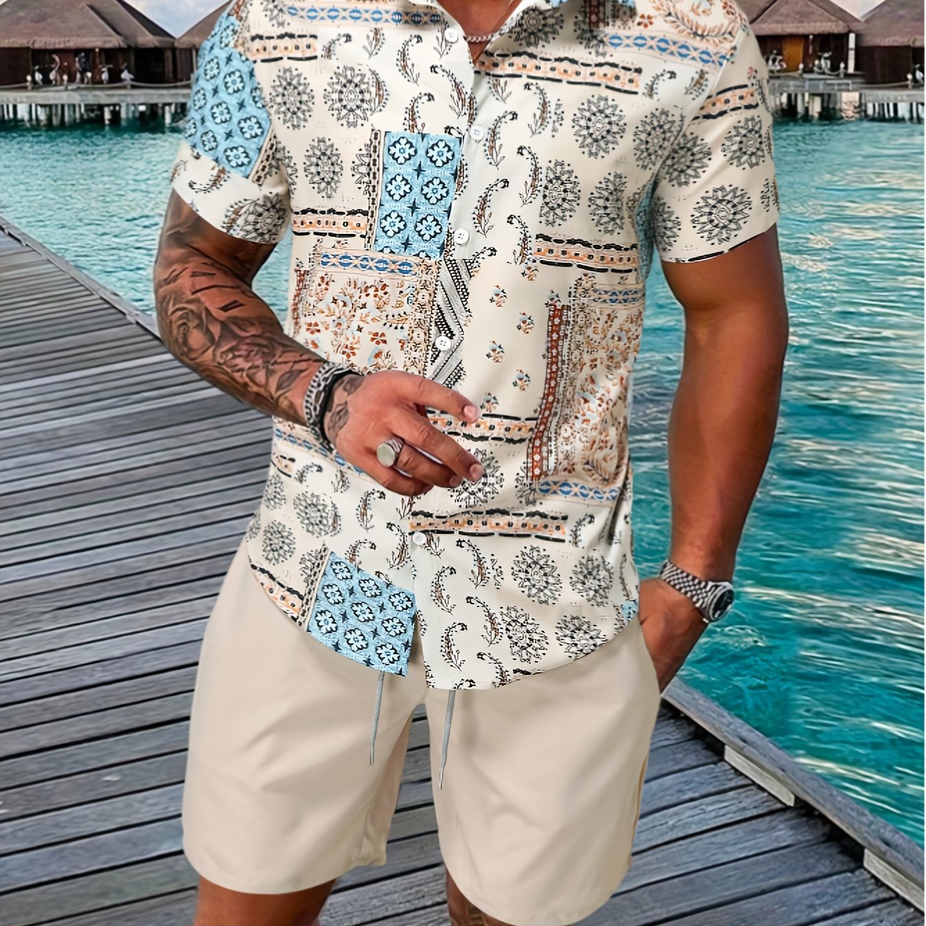 Elijah? - Stylish Shirt and Shorts Set