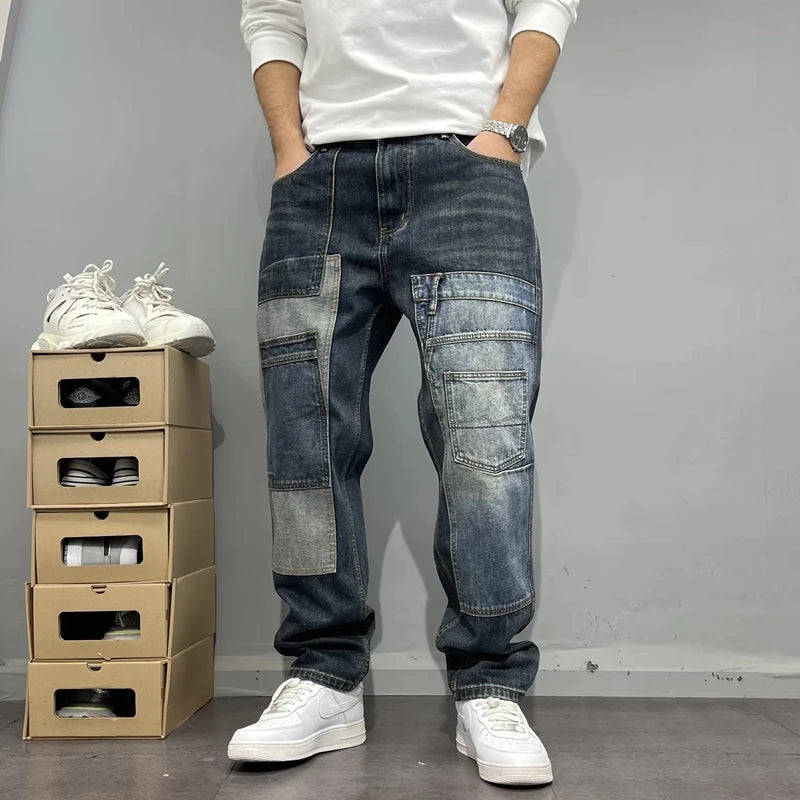 Laurent | Patchwork Denim Jeans