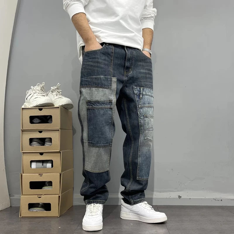 Laurent | Patchwork Denim Jeans