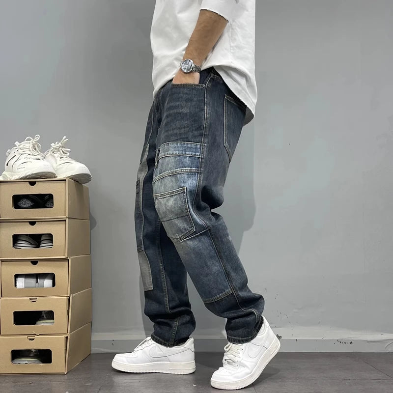 Laurent | Patchwork Denim Jeans