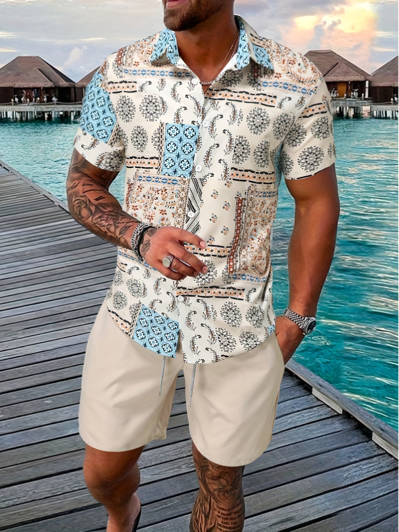 Elijah? - Stylish Shirt and Shorts Set
